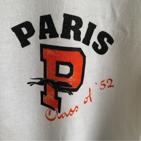 Vintage High School Reunion Tee Shirt Class of 1952 Paris Kentucky Size XL - Picture 1 of 6